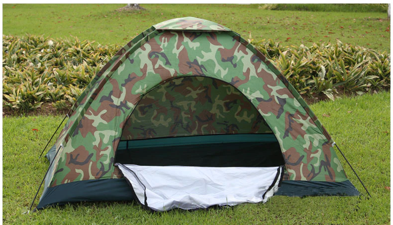 Cheap Goat Tents Ultralight Waterproof Trave Camping Lightweight Portable Army Green Tent Double Layer 3 Season Hiking Fishing Hunting Shelter   